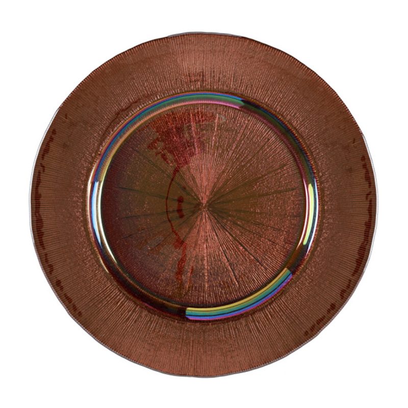 Wholesale Glass Charger Plate PZ-045 - Image 1